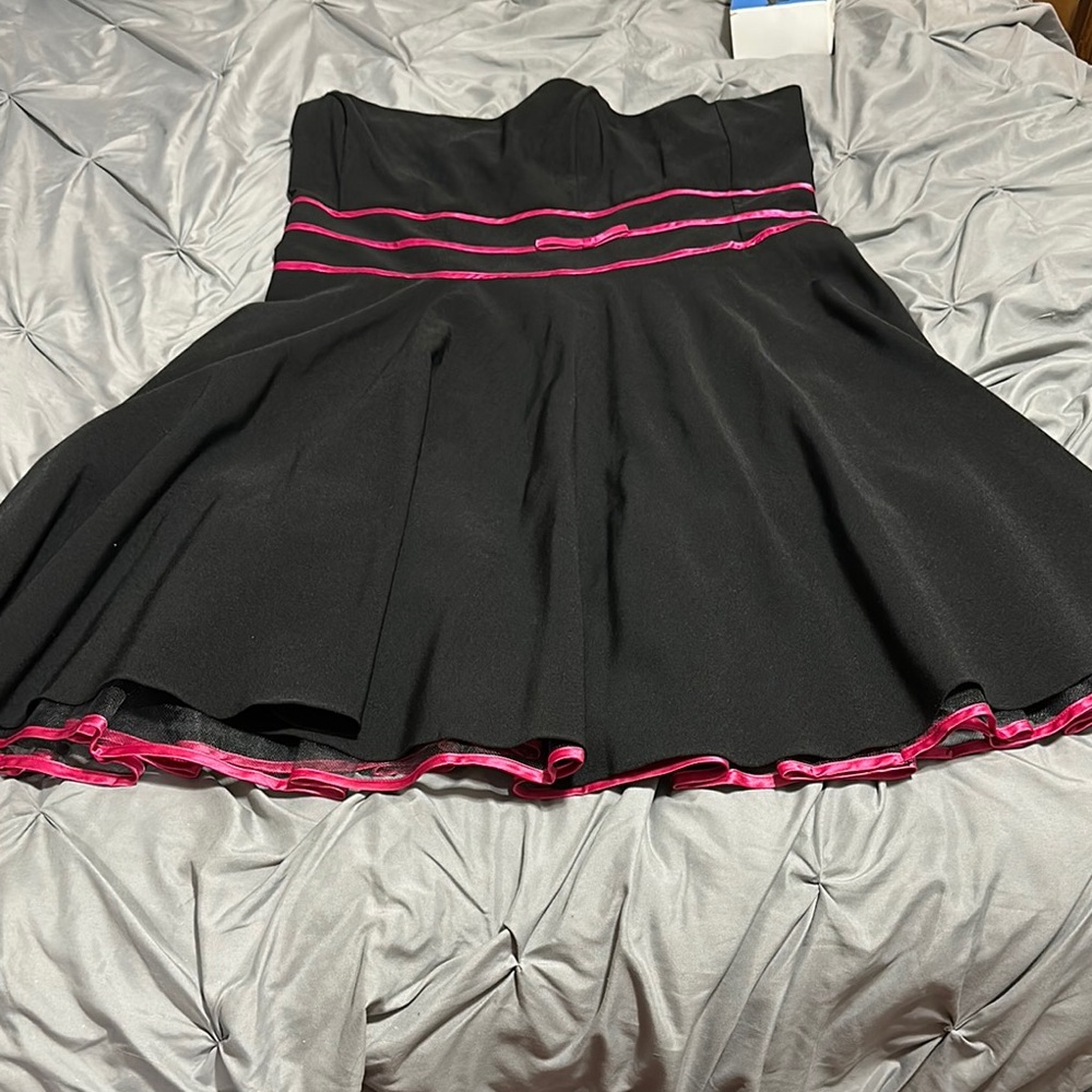 Studio 1940 Black and Pink Dress
